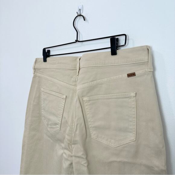 AYR The Beat Drop Jeans Barrel Leg in Straw Hat Cream Tan Preppy Minimalist 34 - Picture 6 of 10